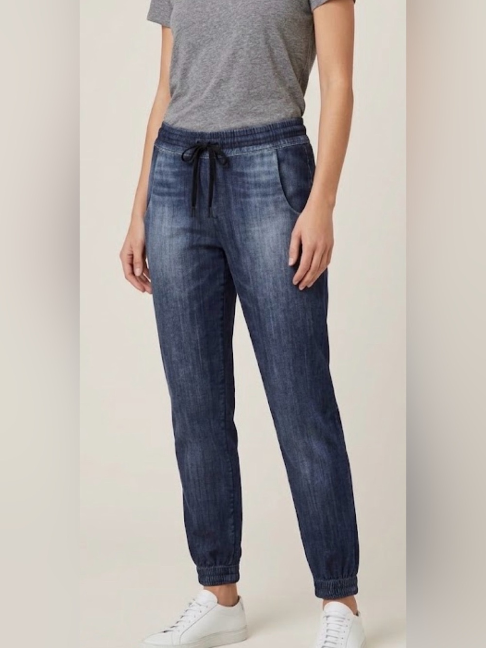 Lucy Women's Indigo Drawstring Joggers